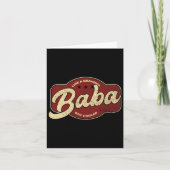Baba zoals een opa maar cooler - Baba Arabisch  Kaart (Voorkant)
