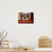 Babaji in het Poster Haidakhandi Ashram (Keuken)