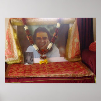 Babaji in het Poster Haidakhandi Ashram