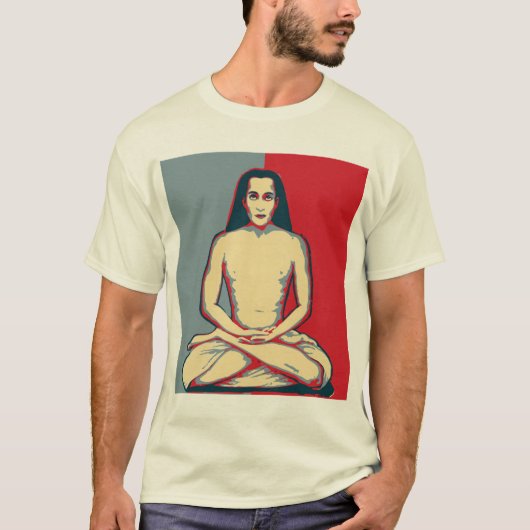babaji, spiritueel, meditatie, hoopstijl t-shirt (Voorkant)