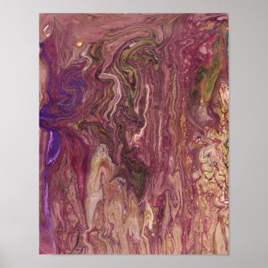 Babalazi Abstracte Kunstprint Poster (Voorkant)