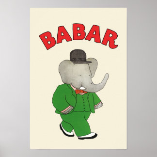 Babar de olifant poster