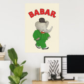 Babar de olifant poster (Thuiskantoor)