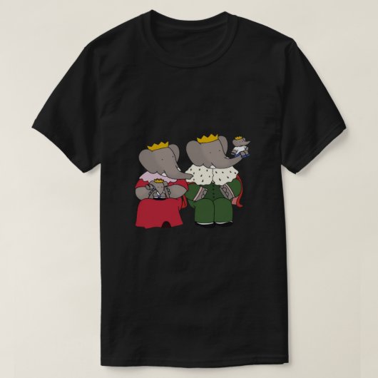 Babar the elephant family Essential T-shirt (Design voorkant)