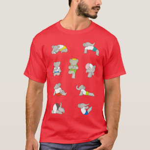 Babar yoga voor olifanten t-shirt