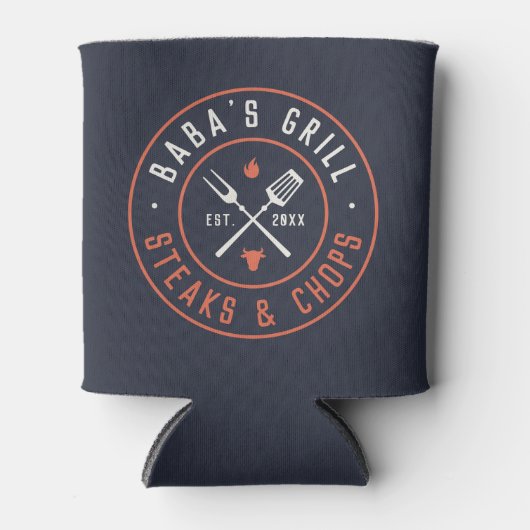 Baba's Grill, speciaal jaar ingesteld Blikjeskoeler (Voorkant)