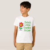 Baba's kleine tuinhelper t-shirt (Voorkant volledig)
