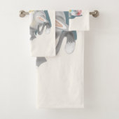 Babay Kitten Bath Towel Set - Aangepaste kleuren Bad Handdoek (Insitu)