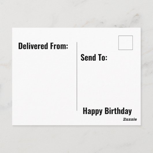 Babay T-Rex met cape voor verjaardagstaart Briefkaart (Achterkant)