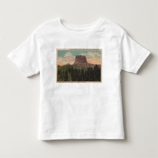 Babb, MT - Uitzicht van Big Chief Mountain uit Hwy Kinder Shirts (Voorkant)