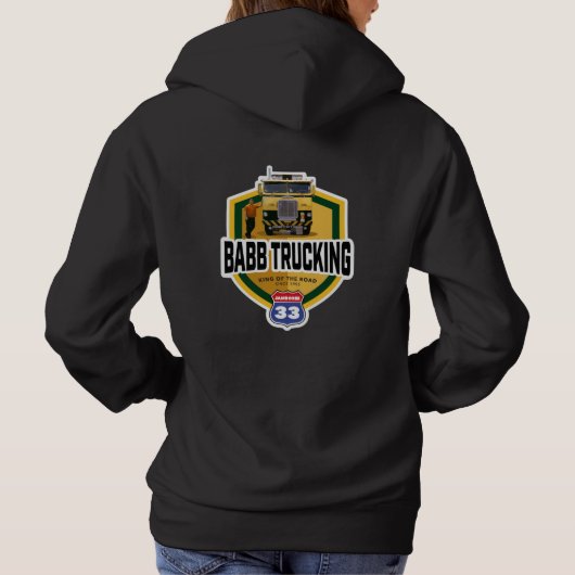 Babb Trucking Hoodie Design (Achterkant)