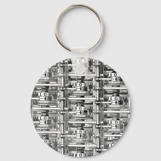 Babbage Difference Engine Sleutelhanger (Voorkant)