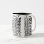 Babbage Difference Engine Tweekleurige Koffiemok (Voorkant rechts)