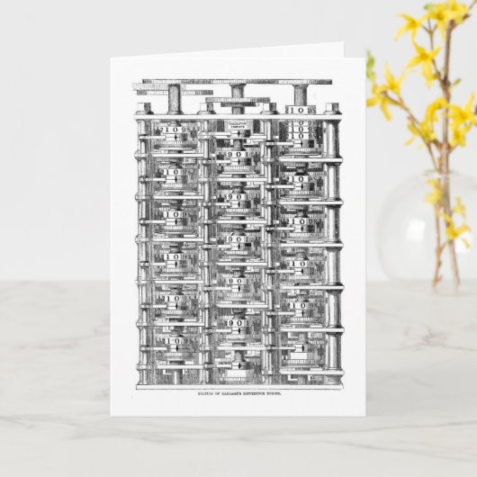 Babbage's Verschil Motorkaart Kaart (Gele Bloem)