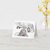 Babbel!! Kaart (Gele Bloem)