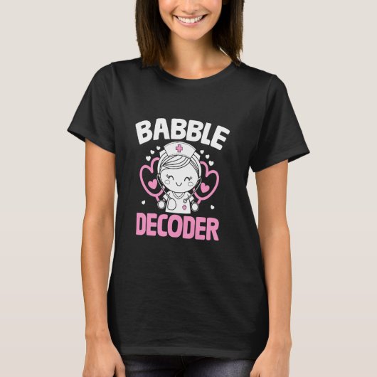 Babble Decoder Kinder Dokter Pediatrie Kind Pediat T-shirt (Voorkant)