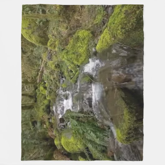 BABBLING BROOK FLEECE DEKEN (Voorkant)