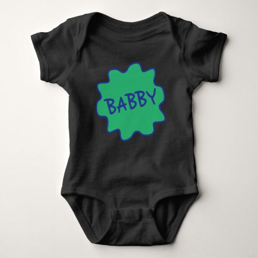 Babby, Manchester Slang Baby Babygrow Romper (Voorkant)