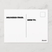 Babby Narwhal jubileum Briefkaart (Achterkant)