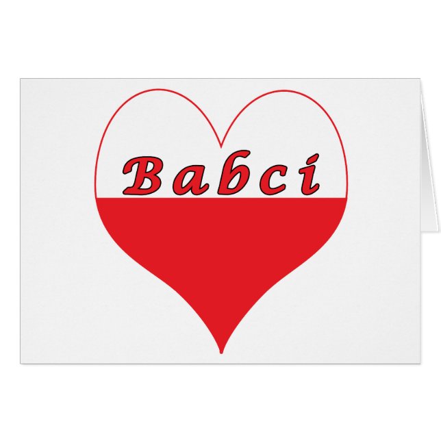 Babci Poland Heart (Voorkant Horizontaal)
