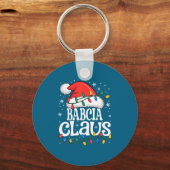 Babcia Claus Funny Xmas Christmas Grandma Holiday  Sleutelhanger (Voorkant)