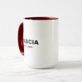 "Babcia Est. Jaar" - Het perfecte oma cadeau Mok (Voorkant links)