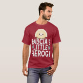 Babcia Little Pierogi Kinder Poolse pride Polen T-shirt (Voorkant volledig)