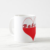 Babcia Poland Heart Koffiemok (Voorkant links)