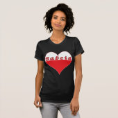 Babcia Poland Heart T-shirt (Voorkant volledig)