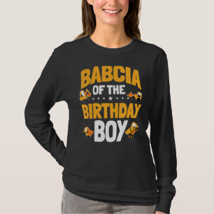 Babcia van de jarige jongen bouwvakker BDA T-shirt