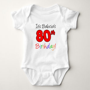 Babciaanse 80ste verjaardag romper