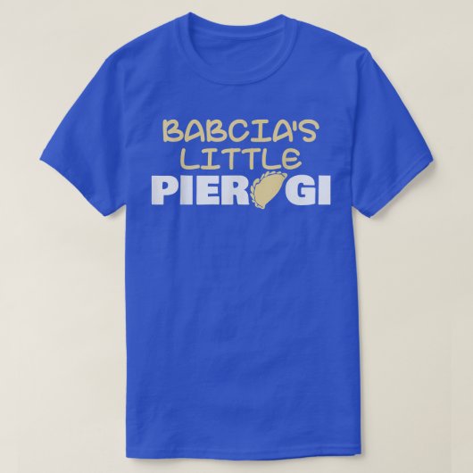 Babcia's Little Pierogi Grandma Babcia Pole Pools T-shirt (Design voorkant)