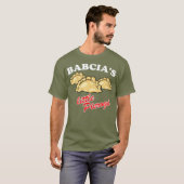 Babcias Little Pierogi Pools food Polska T-shirt (Voorkant volledig)