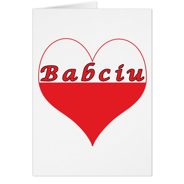 Babciu Poland Heart (Voorkant)