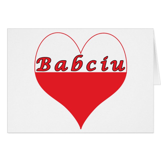 Babciu Poland Heart (Voorkant Horizontaal)