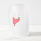 Babciu Poland Heart Matglas Bierpul (Voorkant links)