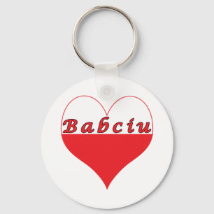 Babciu Poland Heart Sleutelhanger