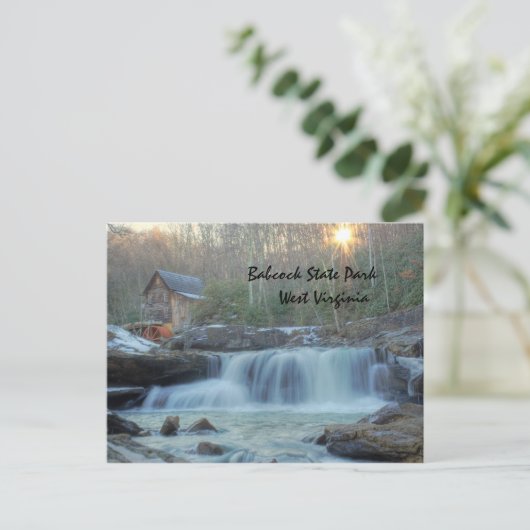 Babcock State Park Post Card Briefkaart (Staand voorkant)