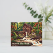 Babcock State Park USA Briefkaart (Staand voorkant)