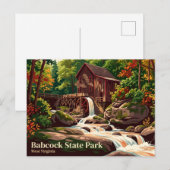 Babcock State Park USA Briefkaart (Voorkant / Achterkant)