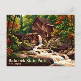 Babcock State Park USA Briefkaart