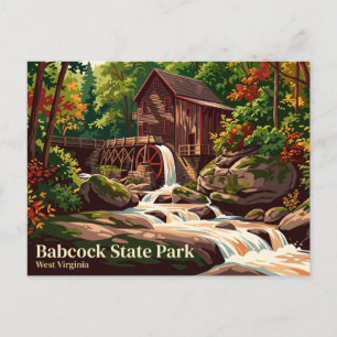 Babcock State Park USA Briefkaart