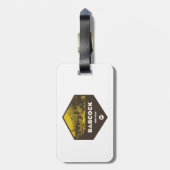 Babcock State Park West Virginia Bagagelabel (Achterkant verticaal)