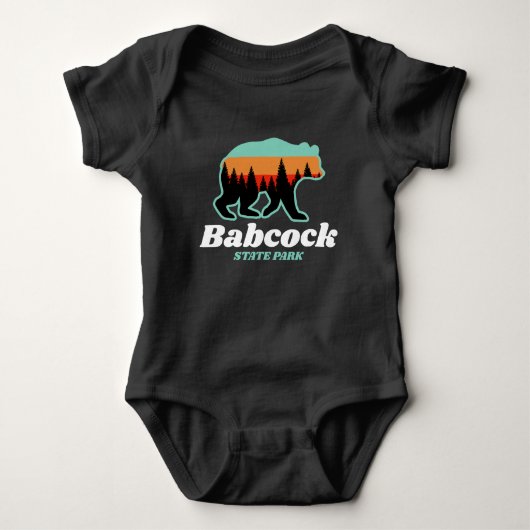 Babcock State Park West Virginia Beer Retro Romper (Voorkant)