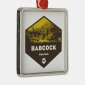 Babcock State Park West Virginia Metalen Ornament (Rechts)