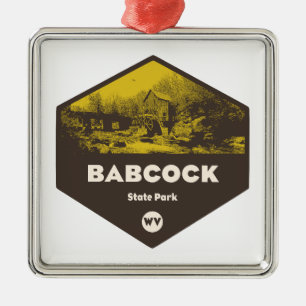 Babcock State Park West Virginia Metalen Ornament