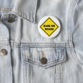 Babe aan boord ronde button 5,7 cm (In situ)