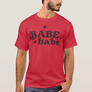 Babe Babe Vintage Bride Bridesmaid Bachelorette Pa T-shirt