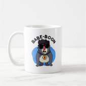 Babe-boon Funny Animal Monkey Baboon Pun Koffiemok (Links)