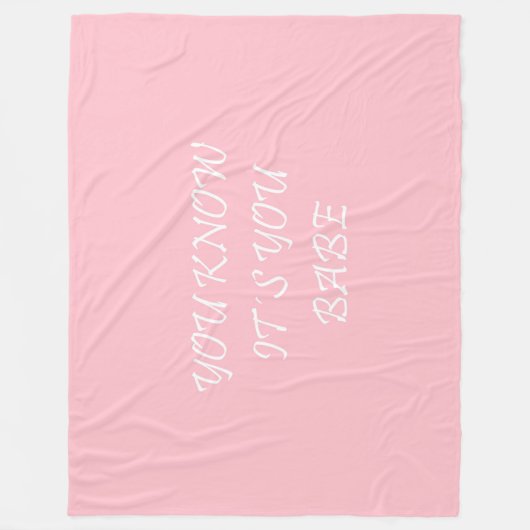 Babe Fleece Deken (Voorkant)